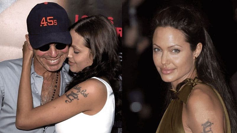 Angelina Jolie tattoo removal